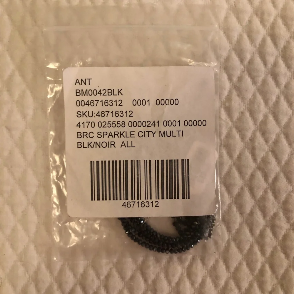 Anthropologie Shine Bright Beaded Bracelets  NWT. Red and Black - Picture 3 of 8